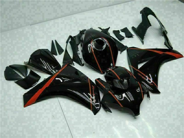 Custom 2008-2011 Black Honda CBR1000RR Motorbike Fairing Kits Custom 2008-2011 Black Honda CBR1000RR Motorbike Fairing Kits
