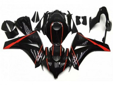 Aftermarket 2008-2011 Black Honda CBR1000RR Motorbike Fairing Kits