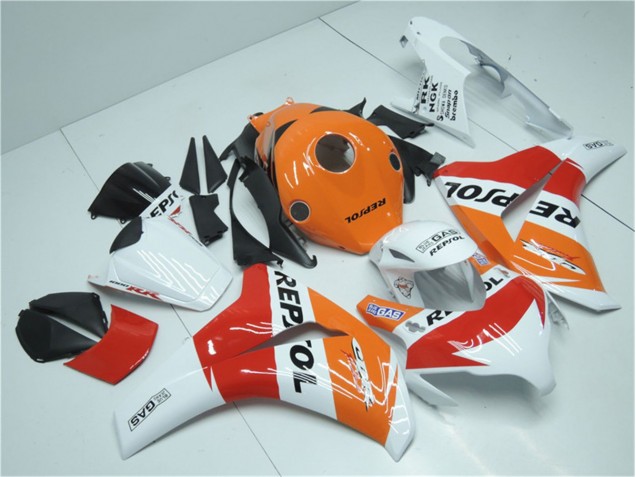 Custom 2008-2011 Orange White Red Repsol Honda CBR1000RR Motorcycle Fairing Kits Custom 2008-2011 Orange White Red Repsol Honda CBR1000RR Motorcycle Fairing Kits