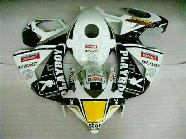 Custom 2008-2011 White Black Playboy Honda CBR1000RR Motorbike Fairing Custom 2008-2011 White Black Playboy Honda CBR1000RR Motorbike Fairing