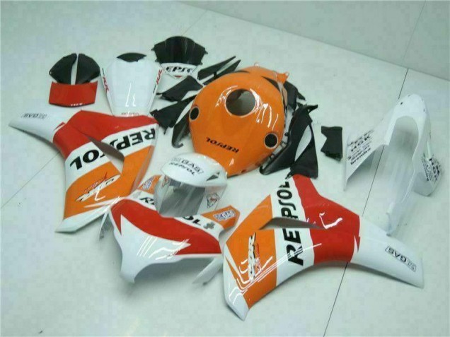 Aftermarket 2008-2011 Orange Repsol Honda CBR1000RR Motorcycle Bodywork