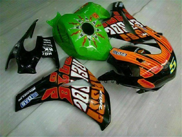 Custom 2008-2011 Green Orange Honda CBR1000RR Motorcycle Fairings Kits Custom 2008-2011 Green Orange Honda CBR1000RR Motorcycle Fairings Kits