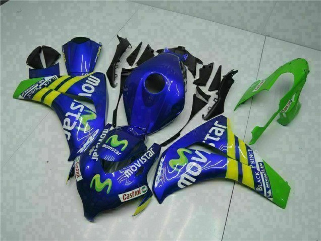 Custom 2008-2011 Green Blue Honda CBR1000RR Motorcycle Replacement Fairings Custom 2008-2011 Green Blue Honda CBR1000RR Motorcycle Replacement Fairings
