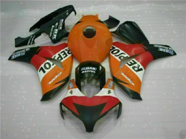 Custom 2008-2011 Orange Repsol Honda CBR1000RR Replacement Fairings Custom 2008-2011 Orange Repsol Honda CBR1000RR Replacement Fairings