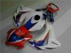 Aftermarket 2008-2011 Blue White Honda CBR1000RR Motor Fairings