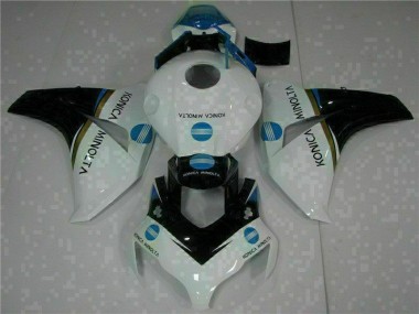 Custom 2008-2011 White Honda CBR1000RR Motorcycle Fairings Kit