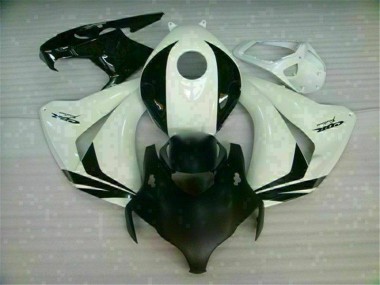 Custom 2008-2011 White Black Honda CBR1000RR Motorcylce Fairings