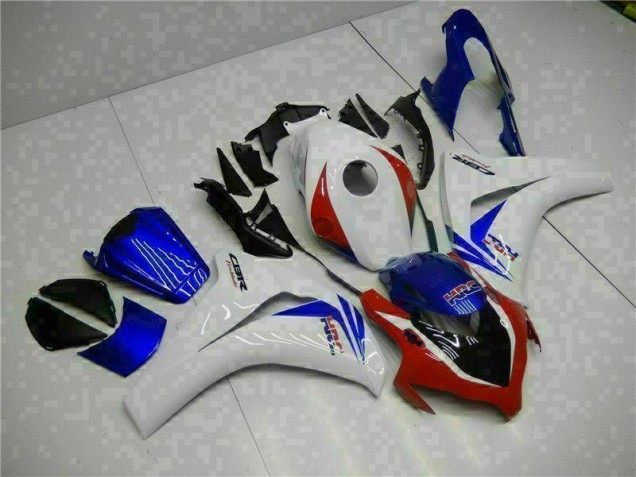Custom 2008-2011 White Blue Honda CBR1000RR Motorcycle Fairing Kits Custom 2008-2011 White Blue Honda CBR1000RR Motorcycle Fairing Kits
