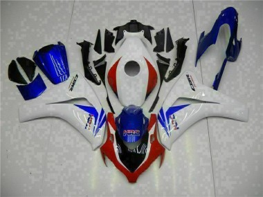 Aftermarket 2008-2011 Honda CBR1000RR Motorcycle Fairings MF1376 - White Blue