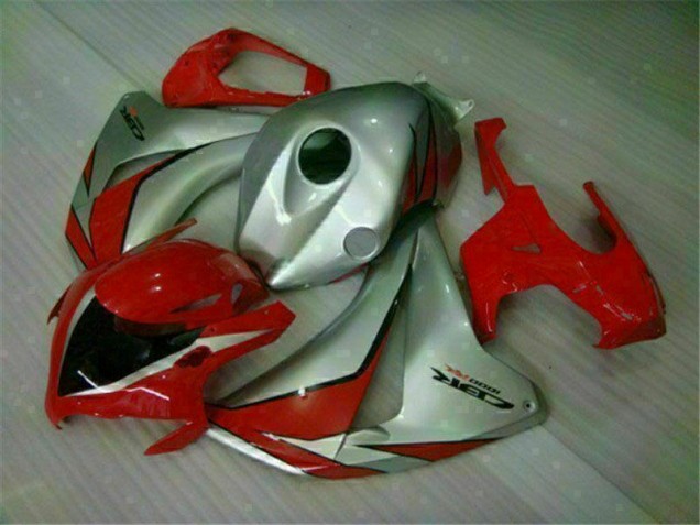 Custom 2008-2011 Red Silver Honda CBR1000RR Motorbike Fairing Custom 2008-2011 Red Silver Honda CBR1000RR Motorbike Fairing