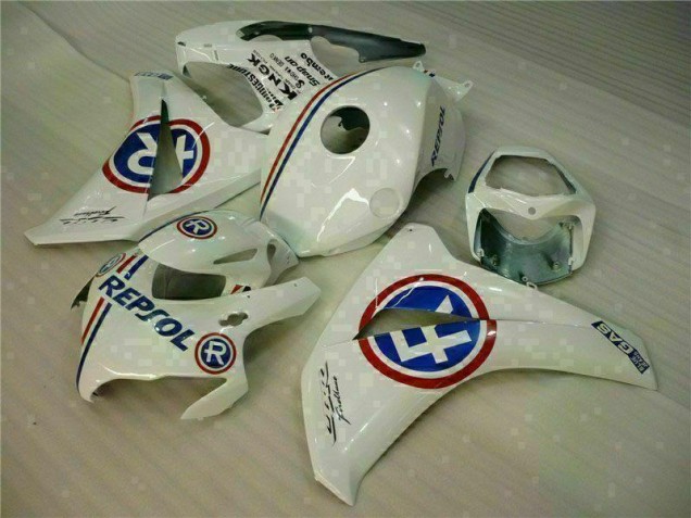 Custom 2008-2011 White Blue Repsol Honda CBR1000RR Bike Fairing Custom 2008-2011 White Blue Repsol Honda CBR1000RR Bike Fairing