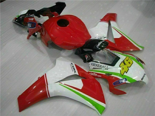 Custom 2008-2011 Red White Honda CBR1000RR Bike Fairings Custom 2008-2011 Red White Honda CBR1000RR Bike Fairings