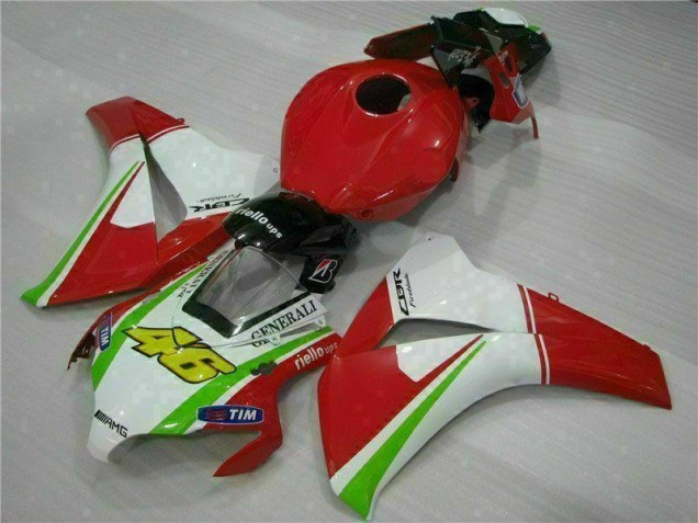 Custom 2008-2011 Red White Honda CBR1000RR Bike Fairings Custom 2008-2011 Red White Honda CBR1000RR Bike Fairings