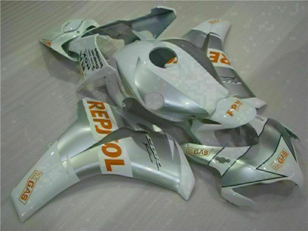 Custom 2008-2011 Silver Honda CBR1000RR Motorbike Fairing Custom 2008-2011 Silver Honda CBR1000RR Motorbike Fairing