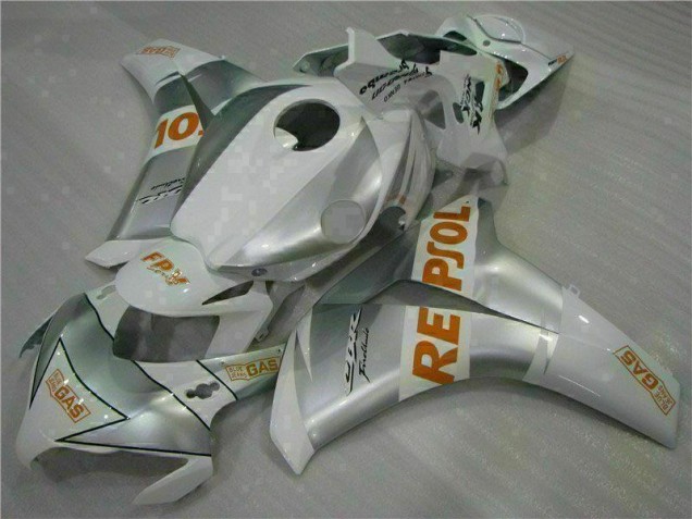 Custom 2008-2011 Silver Honda CBR1000RR Motorbike Fairing Custom 2008-2011 Silver Honda CBR1000RR Motorbike Fairing