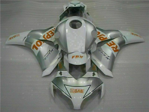 Custom 2008-2011 Silver Honda CBR1000RR Motorbike Fairing Custom 2008-2011 Silver Honda CBR1000RR Motorbike Fairing