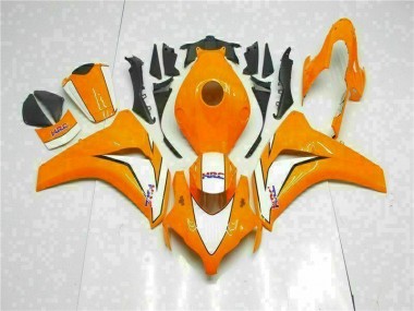 Custom 2008-2011 Orange Honda CBR1000RR Motor Bike Fairings