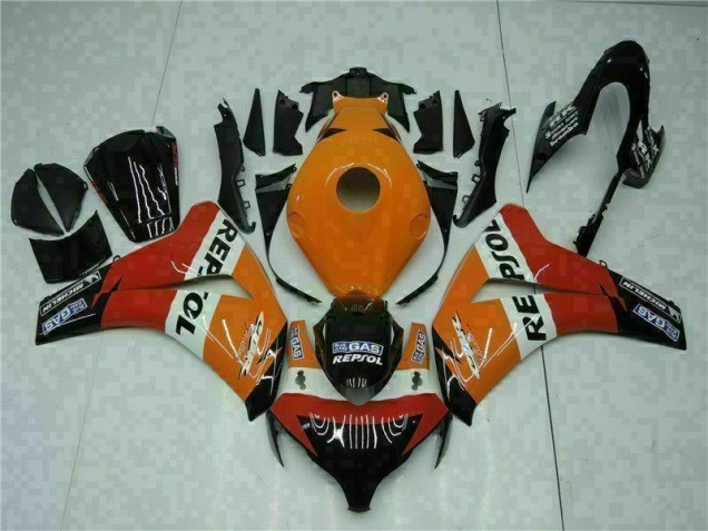 Custom 2008-2011 Orange Repsol Honda CBR1000RR Bike Fairing Kit Custom 2008-2011 Orange Repsol Honda CBR1000RR Bike Fairing Kit