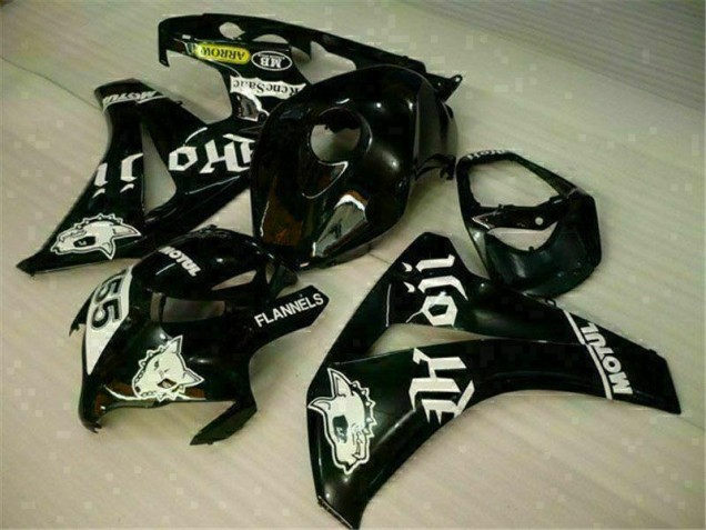 Custom 2008-2011 Black Honda CBR1000RR Motorcycle Replacement Fairings Custom 2008-2011 Black Honda CBR1000RR Motorcycle Replacement Fairings