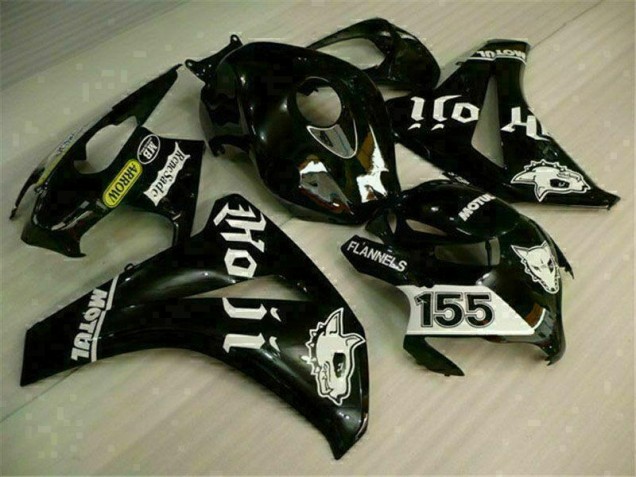 Custom 2008-2011 Black Honda CBR1000RR Motorcycle Replacement Fairings Custom 2008-2011 Black Honda CBR1000RR Motorcycle Replacement Fairings