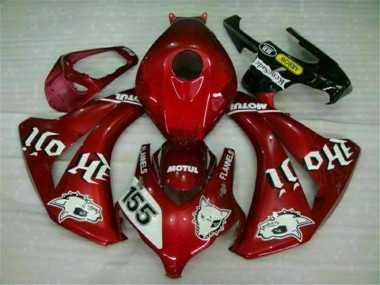 Custom 2008-2011 Red Honda CBR1000RR Motorcyle Fairings