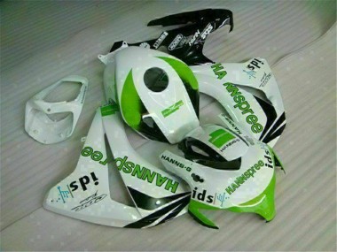 Custom 2008-2011 Green White Honda CBR1000RR Replacement Fairings