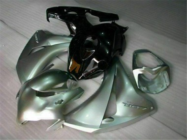 Custom 2008-2011 Silver Black Honda CBR1000RR Motor Fairings