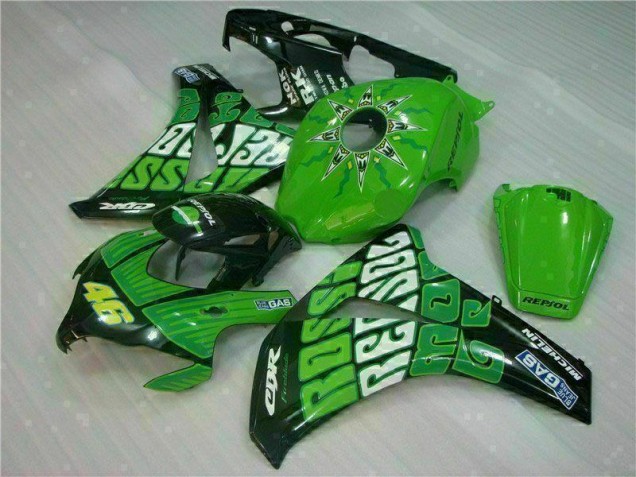 Aftermarket 2008-2011 Green Honda CBR1000RR Motorbike Fairing