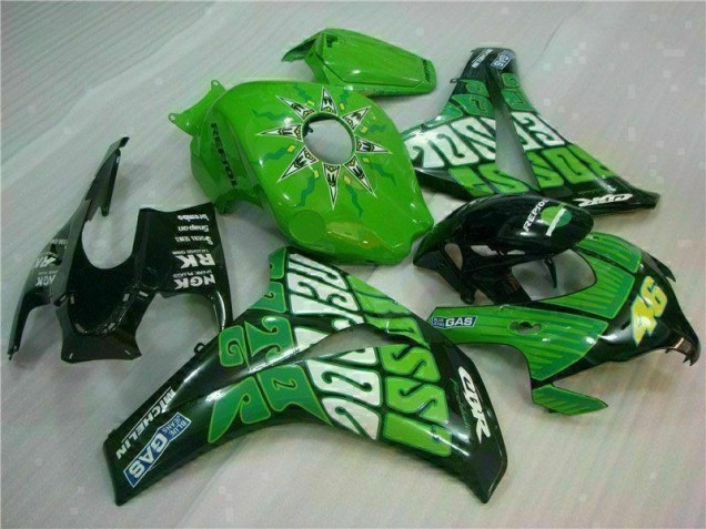 Aftermarket 2008-2011 Green Honda CBR1000RR Motorbike Fairing