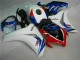 Custom 2008-2011 White Blue Honda CBR1000RR Bike Fairing & Plastics Custom 2008-2011 White Blue Honda CBR1000RR Bike Fairing & Plastics