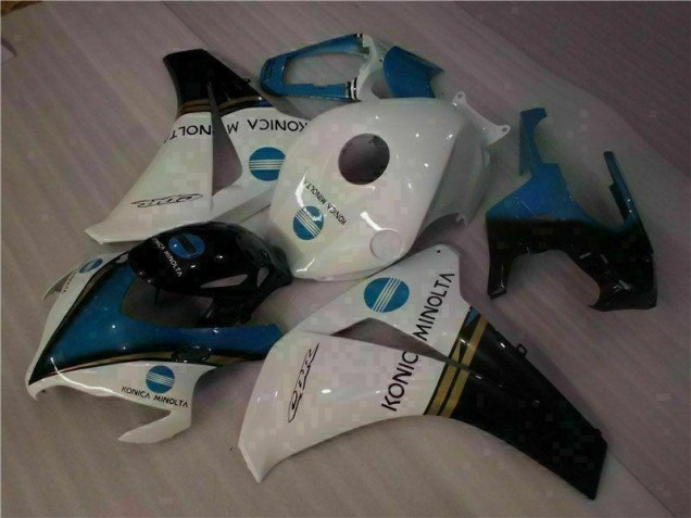 Custom 2008-2011 White Blue Honda CBR1000RR Bike Fairings Custom 2008-2011 White Blue Honda CBR1000RR Bike Fairings