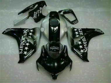 Custom 2008-2011 Black SevenStars Honda CBR1000RR Replacement Motorcycle Fairings