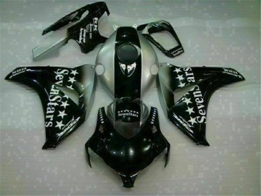 Aftermarket 2008-2011 Black SevenStars Honda CBR1000RR Replacement Motorcycle Fairings