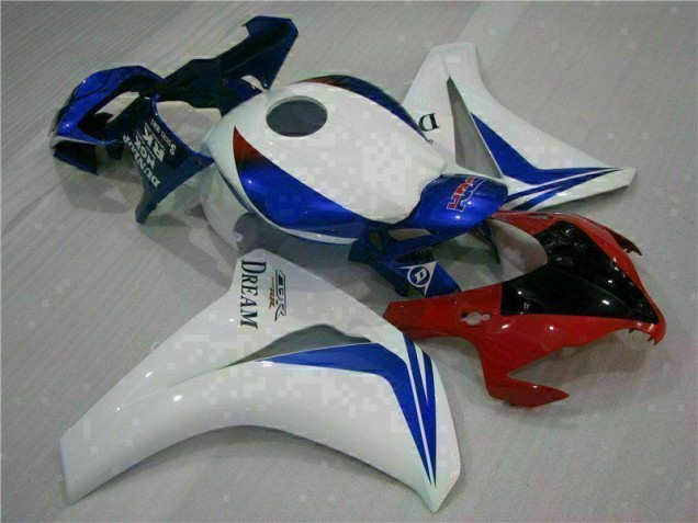 Custom 2008-2011 White Blue Honda CBR1000RR Motorcycle Fairings Kits Custom 2008-2011 White Blue Honda CBR1000RR Motorcycle Fairings Kits