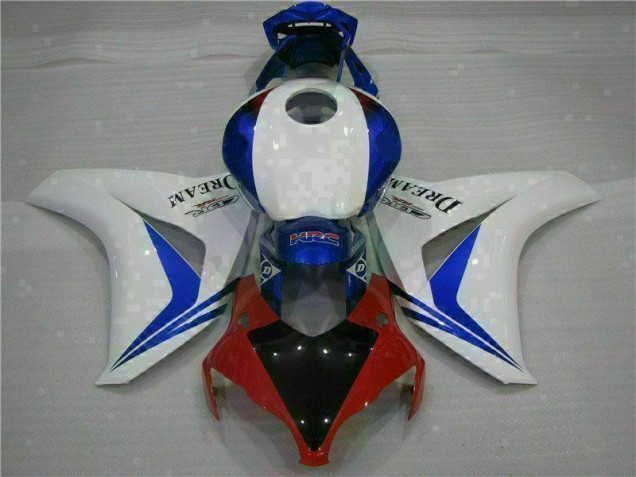 Custom 2008-2011 White Blue Honda CBR1000RR Motorcycle Fairings Kits Custom 2008-2011 White Blue Honda CBR1000RR Motorcycle Fairings Kits