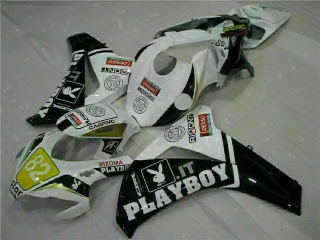 Custom 2008-2011 White Black Playboy Honda CBR1000RR Motorcylce Fairings & Bodywork Custom 2008-2011 White Black Playboy Honda CBR1000RR Motorcylce Fairings & Bodywork