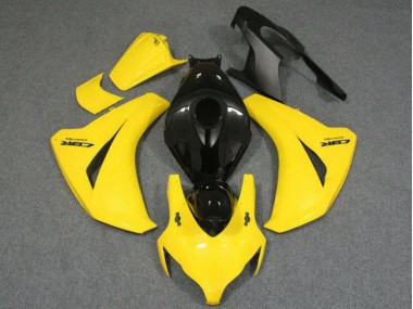 Custom 2008-2011 Yellow Black Honda CBR1000RR Motorcycle Fairing Kits