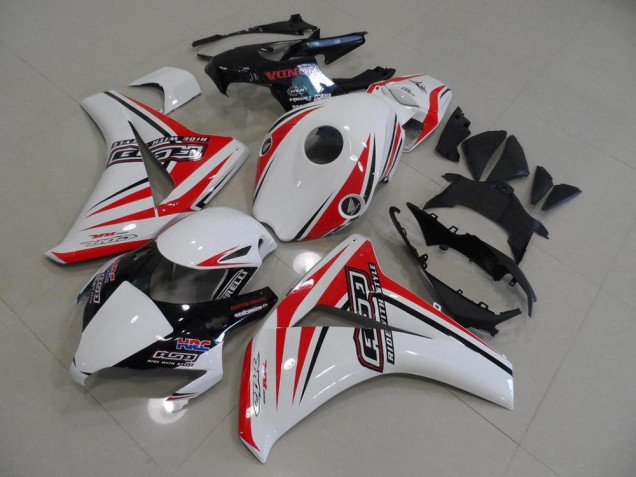 Custom 2008-2011 White Red HRC Honda CBR1000RR Bike Fairings Custom 2008-2011 White Red HRC Honda CBR1000RR Bike Fairings