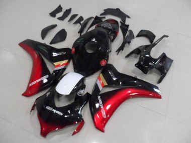 Custom 2008-2011 Black Red Mugen Honda CBR1000RR Bike Fairing Kit