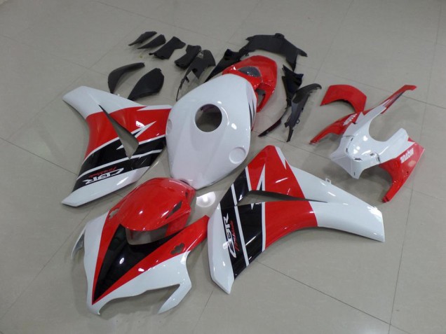 Aftermarket 2008-2011 Black White and Red Honda CBR1000RR Motorcycle Bodywork