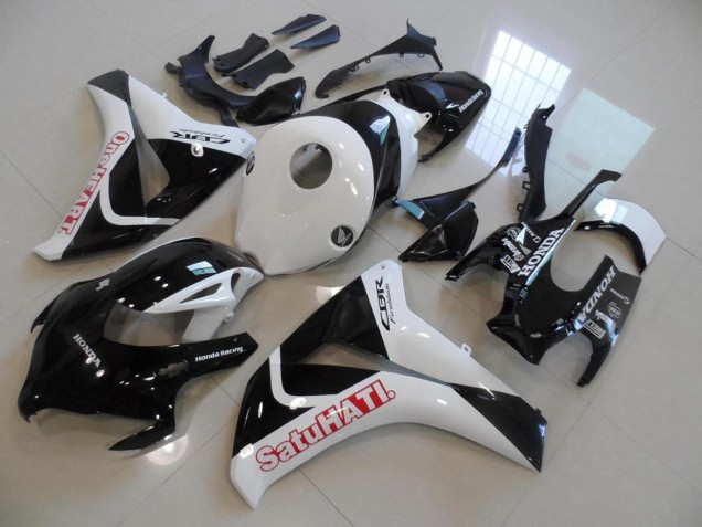 Custom 2008-2011 Black White Satuhati Honda CBR1000RR Motorcycle Fairings Kits Custom 2008-2011 Black White Satuhati Honda CBR1000RR Motorcycle Fairings Kits