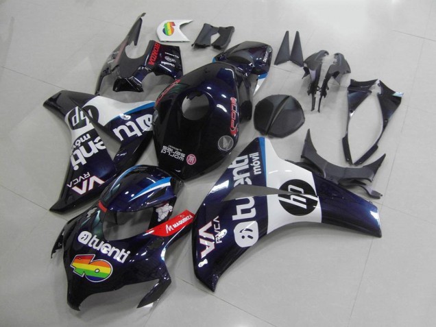 Custom 2008-2011 Dark Bule Tuenli Honda CBR1000RR Motorbike Fairings Custom 2008-2011 Dark Bule Tuenli Honda CBR1000RR Motorbike Fairings