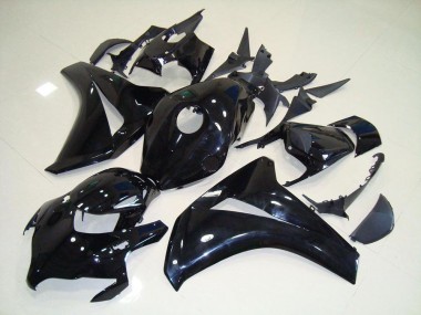 Custom 2008-2011 Glossy Black Honda CBR1000RR Bike Fairing