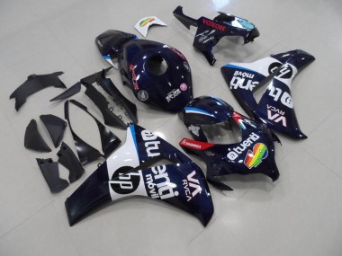 Custom 2008-2011 Dark Blue HP Honda CBR1000RR Motorcycle Bodywork