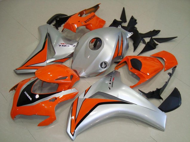 Custom 2008-2011 Orange Silver Honda CBR1000RR Motorcycle Fairing Custom 2008-2011 Orange Silver Honda CBR1000RR Motorcycle Fairing