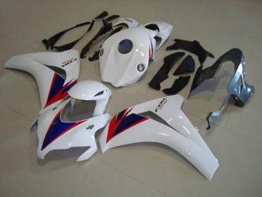 Aftermarket 2008-2011 White Blue OEM Style Honda CBR1000RR Replacement Fairings