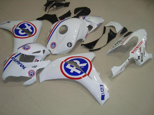 Custom 2008-2011 White Repsol Honda CBR1000RR Motorcycle Fairing Kits Custom 2008-2011 White Repsol Honda CBR1000RR Motorcycle Fairing Kits