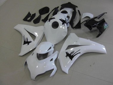 Custom 2008-2011 White with Special Decals Honda CBR1000RR Motorbike Fairing