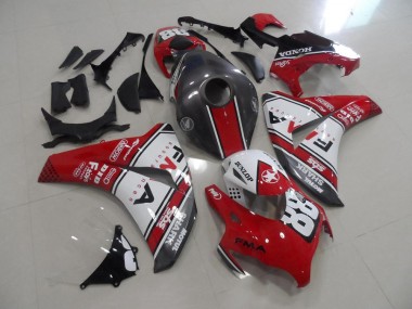 Aftermarket 2008-2011 Red and Grey Fma Honda CBR1000RR Motorbike Fairing