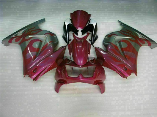 Custom 2008-2012 Purple Red Kawasaki EX250 Replacement Motorcycle Fairings Custom 2008-2012 Purple Red Kawasaki EX250 Replacement Motorcycle Fairings
